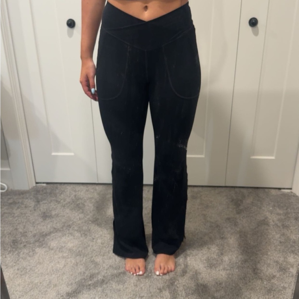 Women's Black Flare Pants